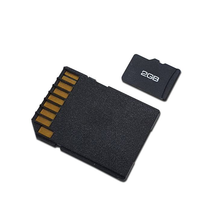 Memoria Micro SD 2GB con adaptador