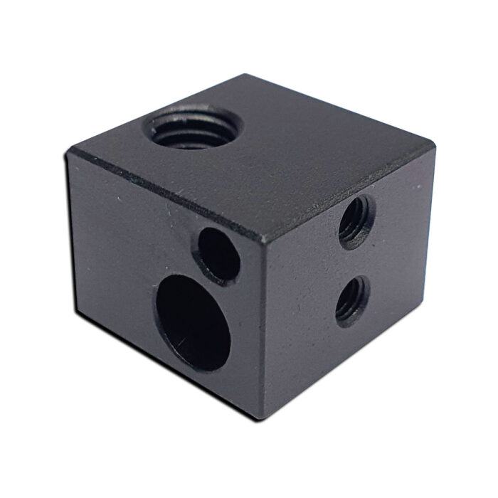 Bloque Calefactor de Aluminio V5 (Negro) (Biqu Series)