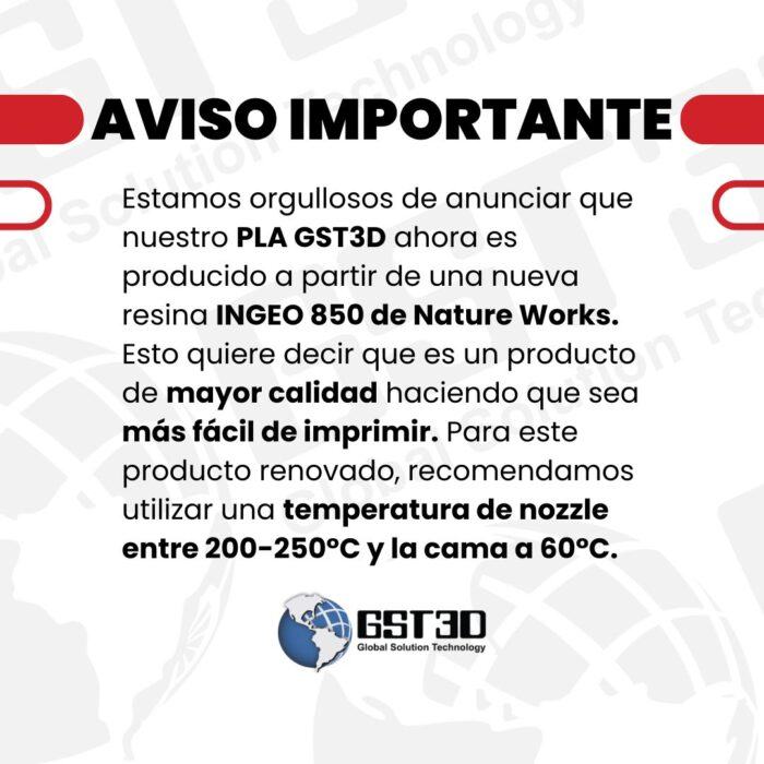 GST3D Filamento PLA+ Rollo x1 KG (Con Caja) - Imagen 2