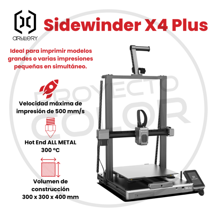 Artillery Sidewinder X4 PLUS S1 - Imagen 4